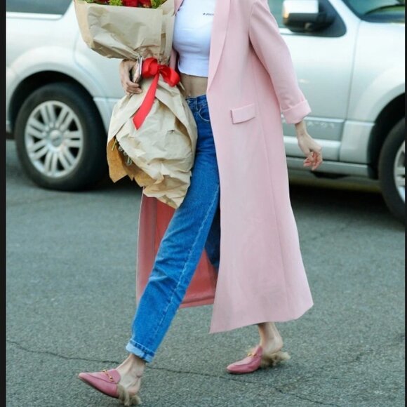 Gucci pink princetown mules with fur - Picture 4 of 12